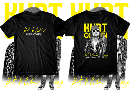Kurt Cobain "Yellow Fever" (T-Shirt-DaPrintFactory