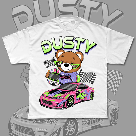 Dusty The Teddy Bear (T-Shirt)-DaPrintFactory