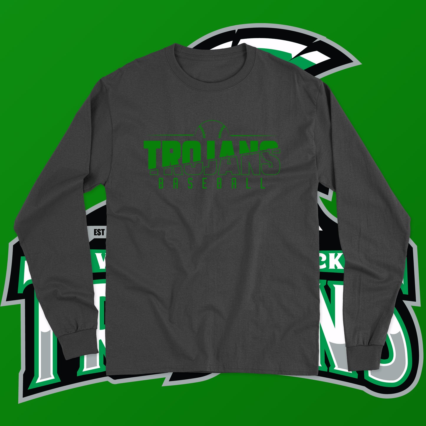 Trojan Baseball (Long Sleeve)