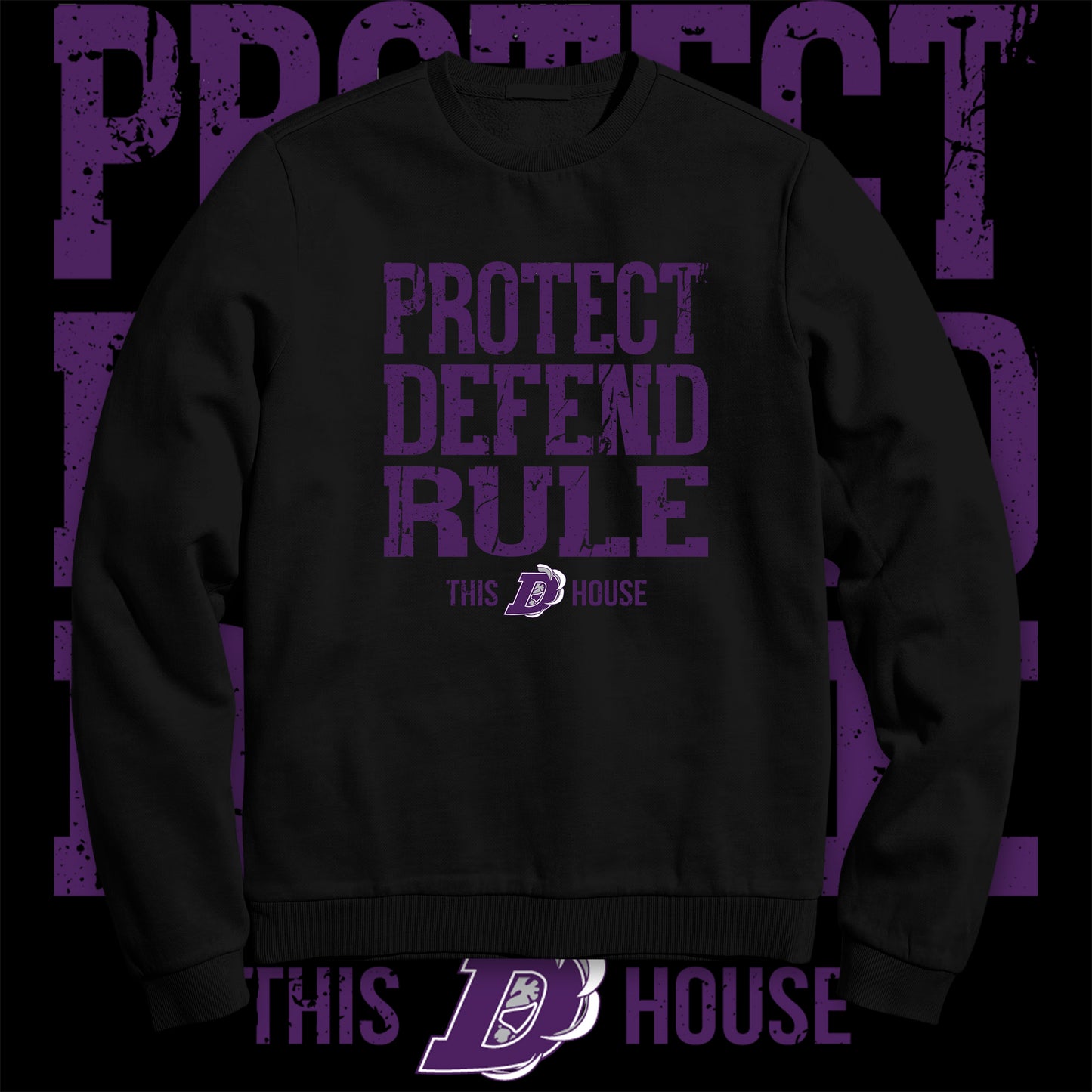 Protect Defend Rule - Falcons (Crewneck Sweatshirt)