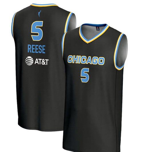 Angel Reese Chicago Sky GameDay Greats Unisex Lightweight Basketball Jersey - Black