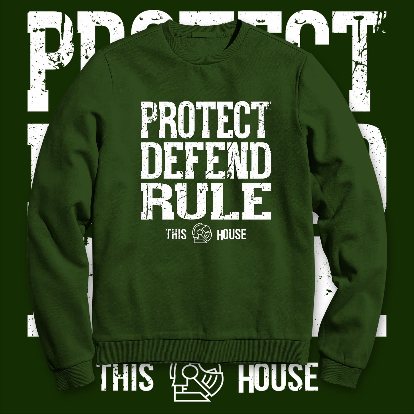 Protect Defend Rule - Knights (Crewneck Sweatshirt)