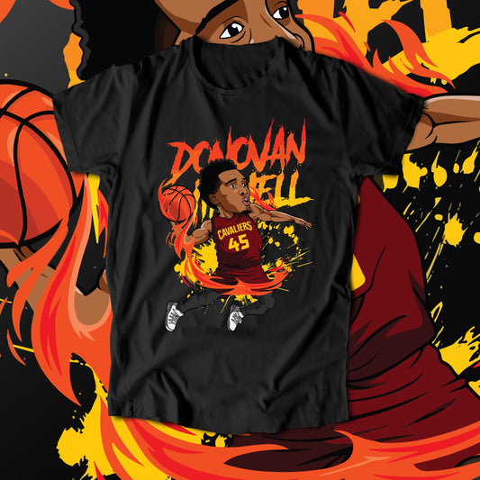 Donovan Mitchell - Slam Jam (T-Shirt)-DaPrintFactory