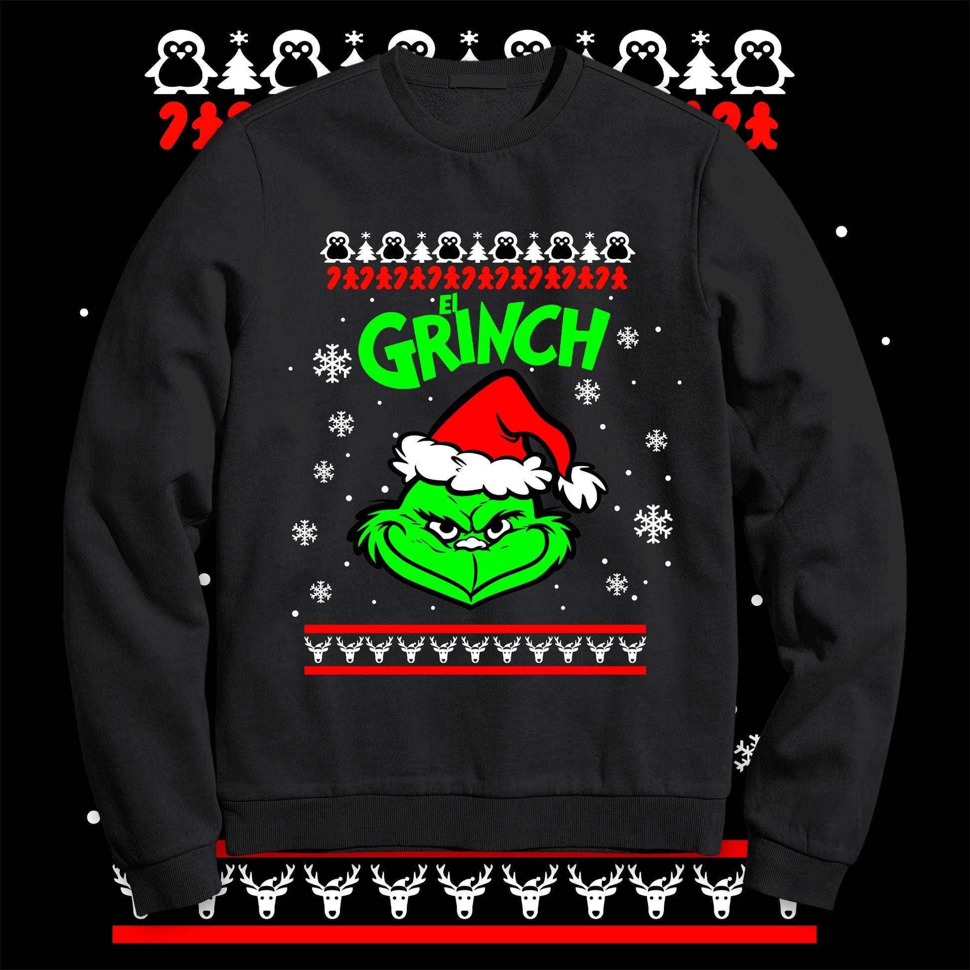 El Grinch Sweater-DaPrintFactory