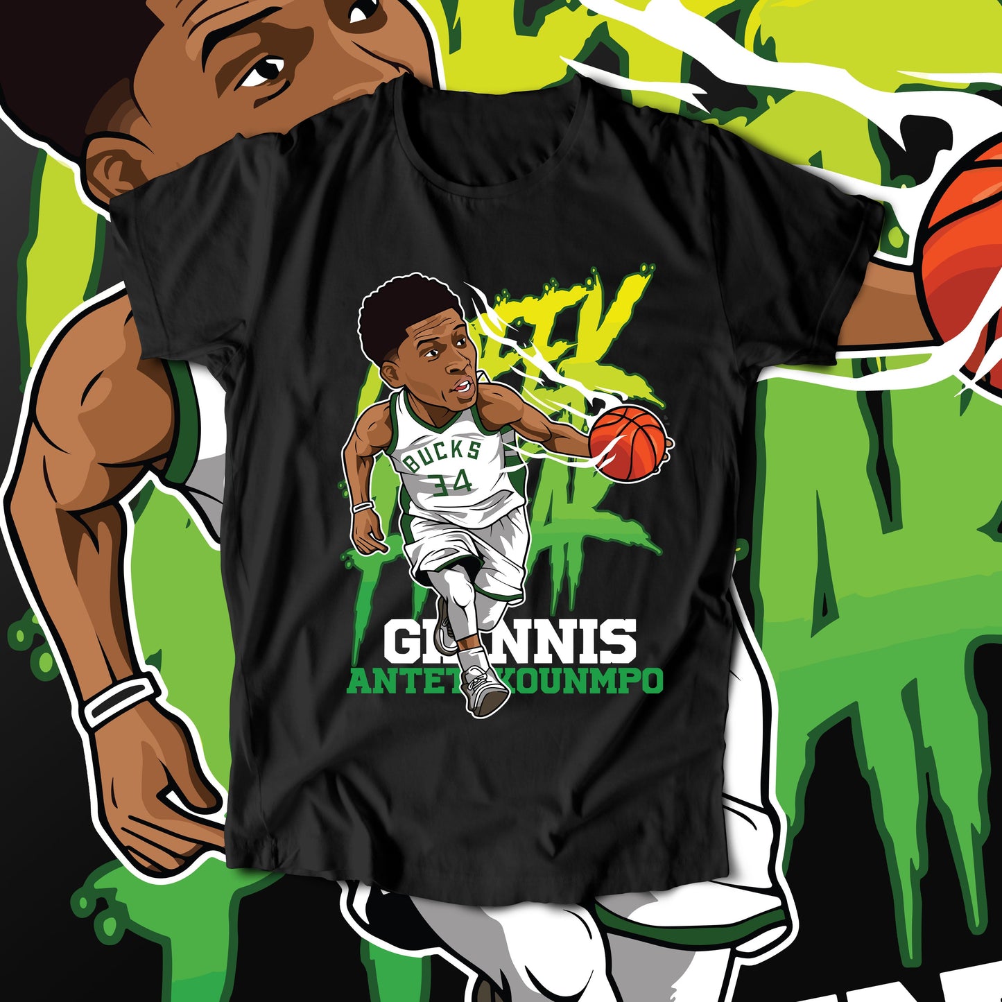 Giannis Antetokounmpo - Big Dawg (T-Shirt)