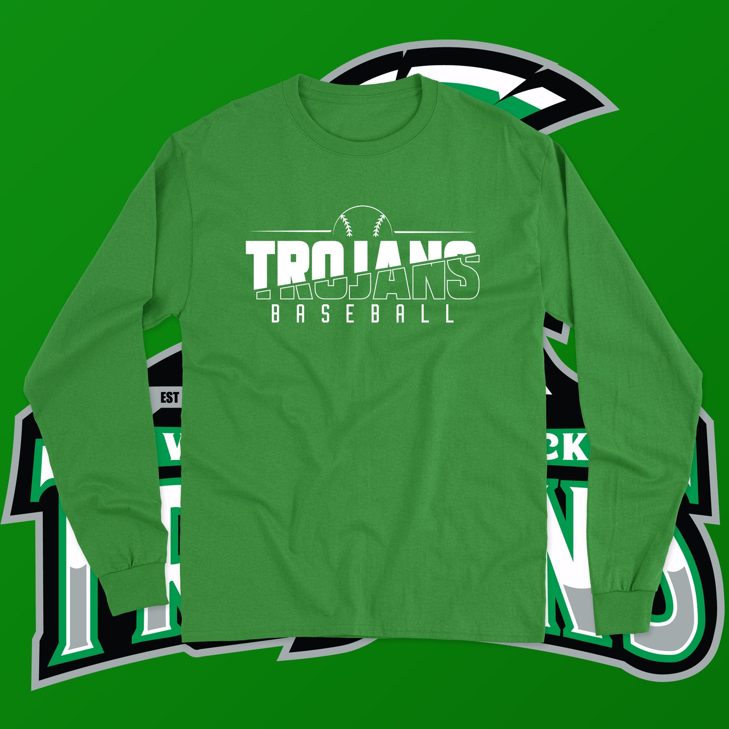 Trojan Baseball (Long Sleeve)