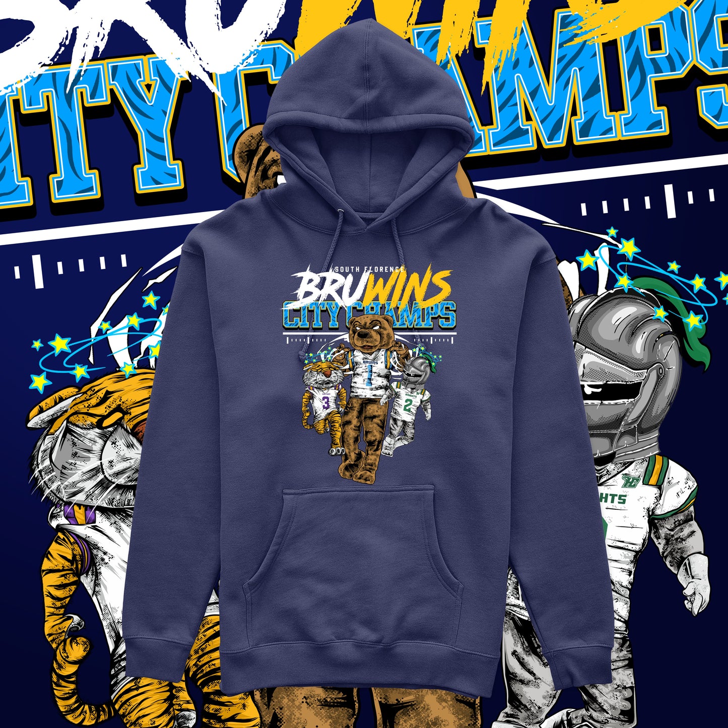 Bruwins City Champs 2023 (Mesmerized) - Hoodie