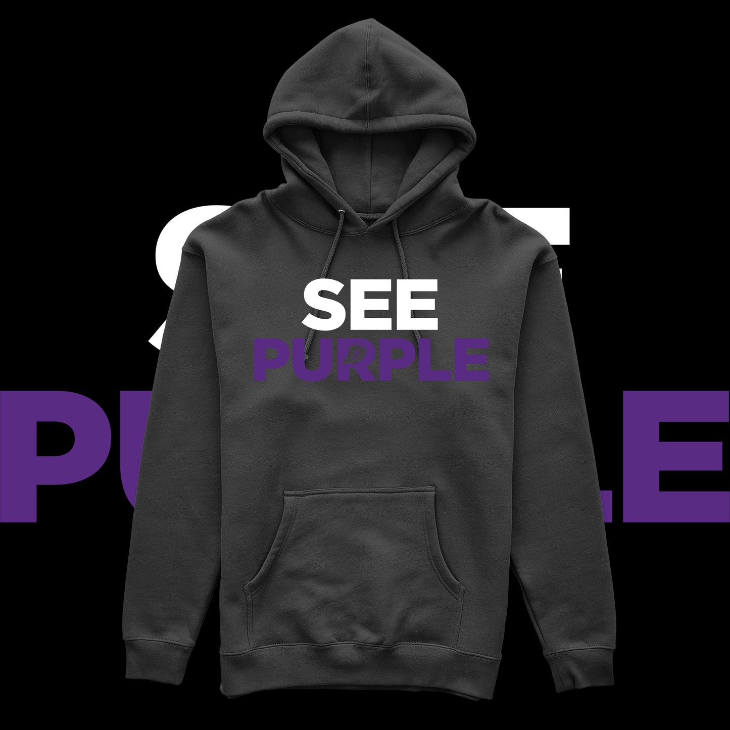 See Purple - Hoodies