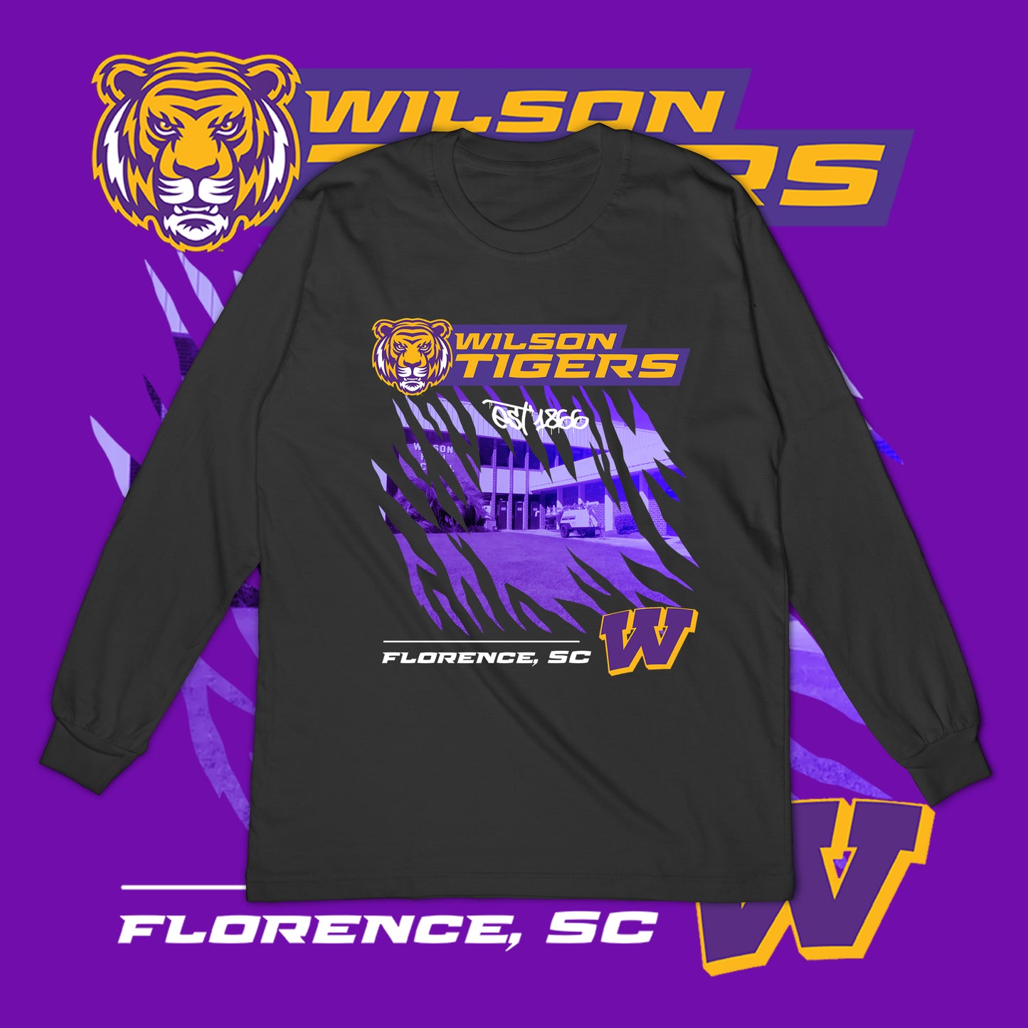 Tiger School History (Long Sleeve)