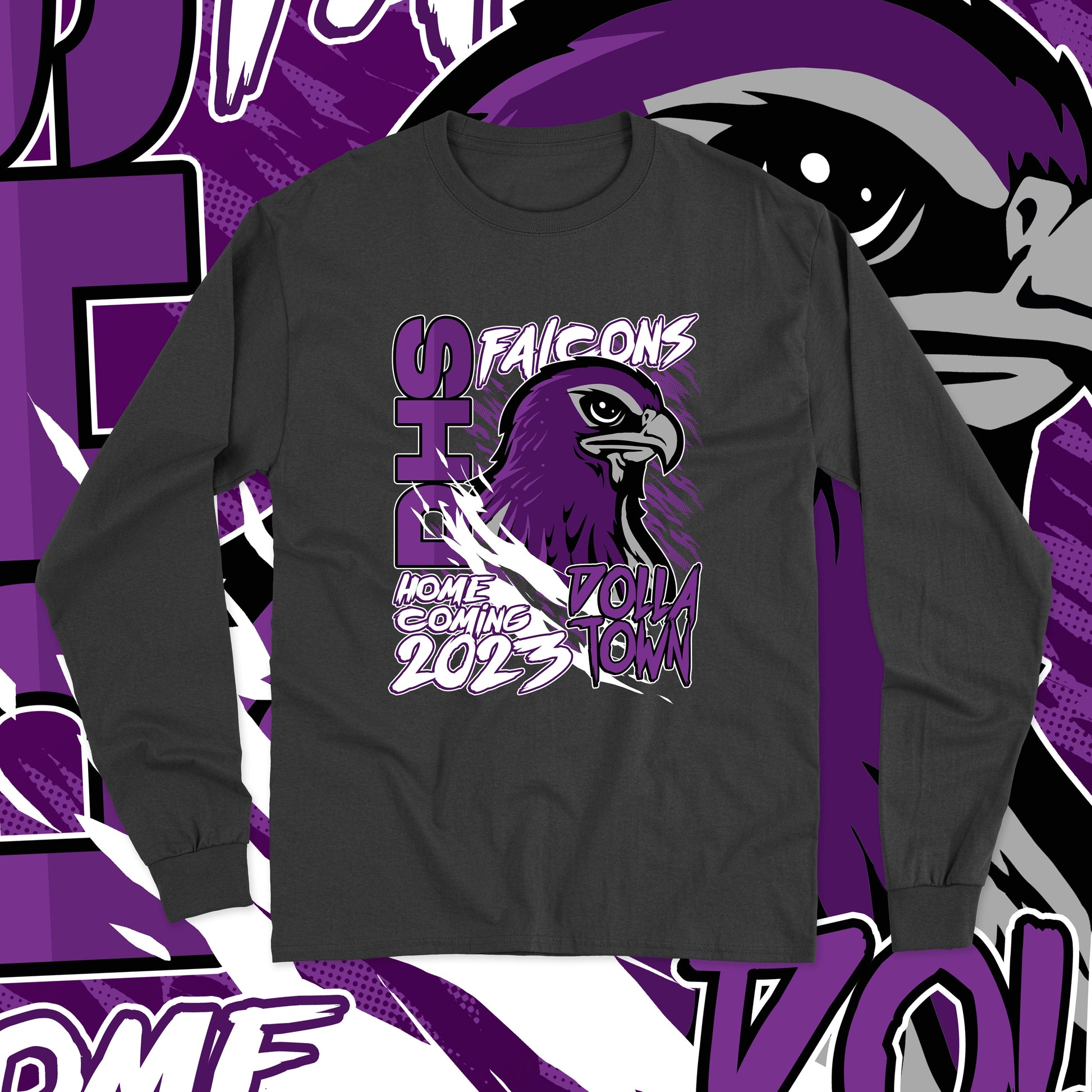 Falcons - Homecoming 2023 - (Longsleeve)-DaPrintFactory