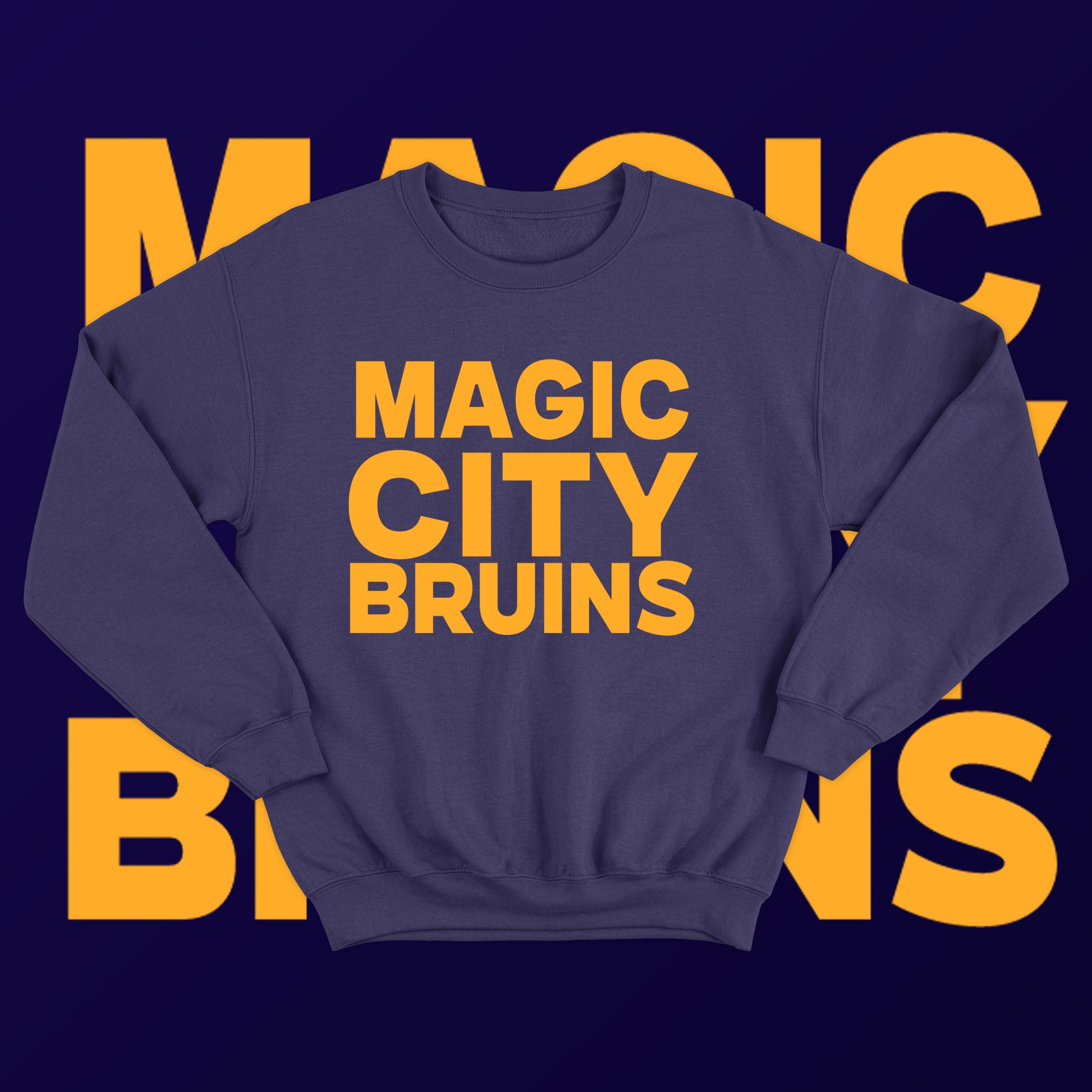 Magic City Bruins (Crewneck Sweatshirt)-DaPrintFactory