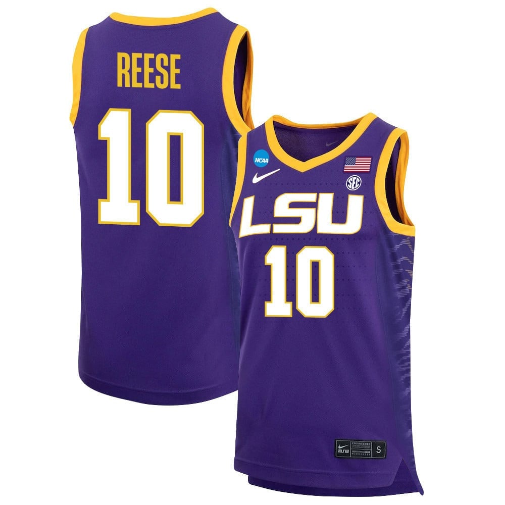 Angel Reese LSU Tigers  Basketball Jersey's