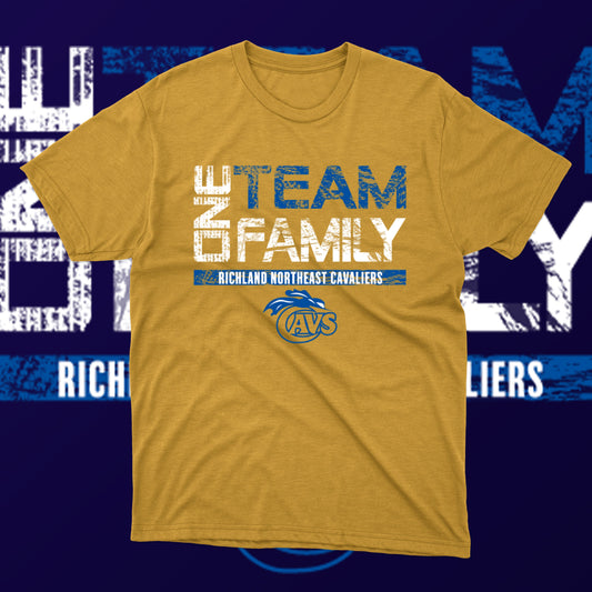 Richland NE - One Team One Family (T-Shirt)-DaPrintFactory