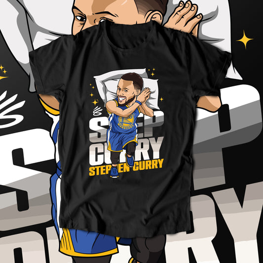 Steph Curry - Bed Time (T-Shirt)-DaPrintFactory