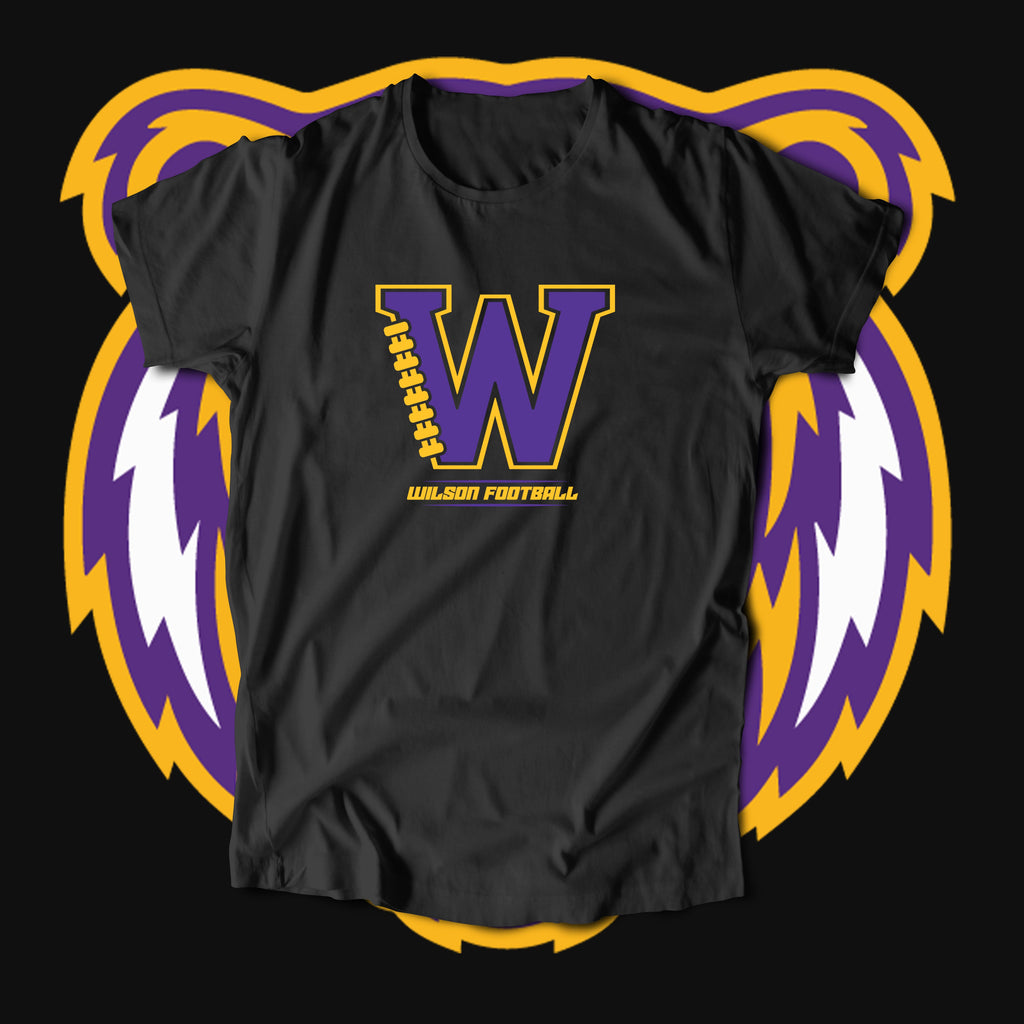 Wilson W Football (T-Shirt)-DaPrintFactory