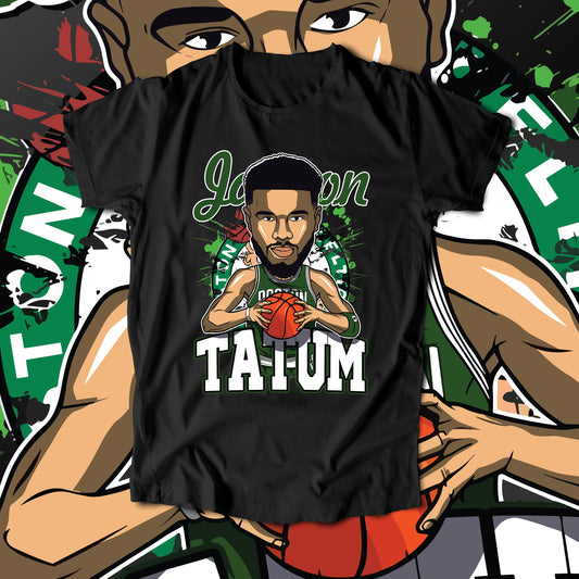 Jayson Tatum - Celtic Pride (T-Shirt)-DaPrintFactory