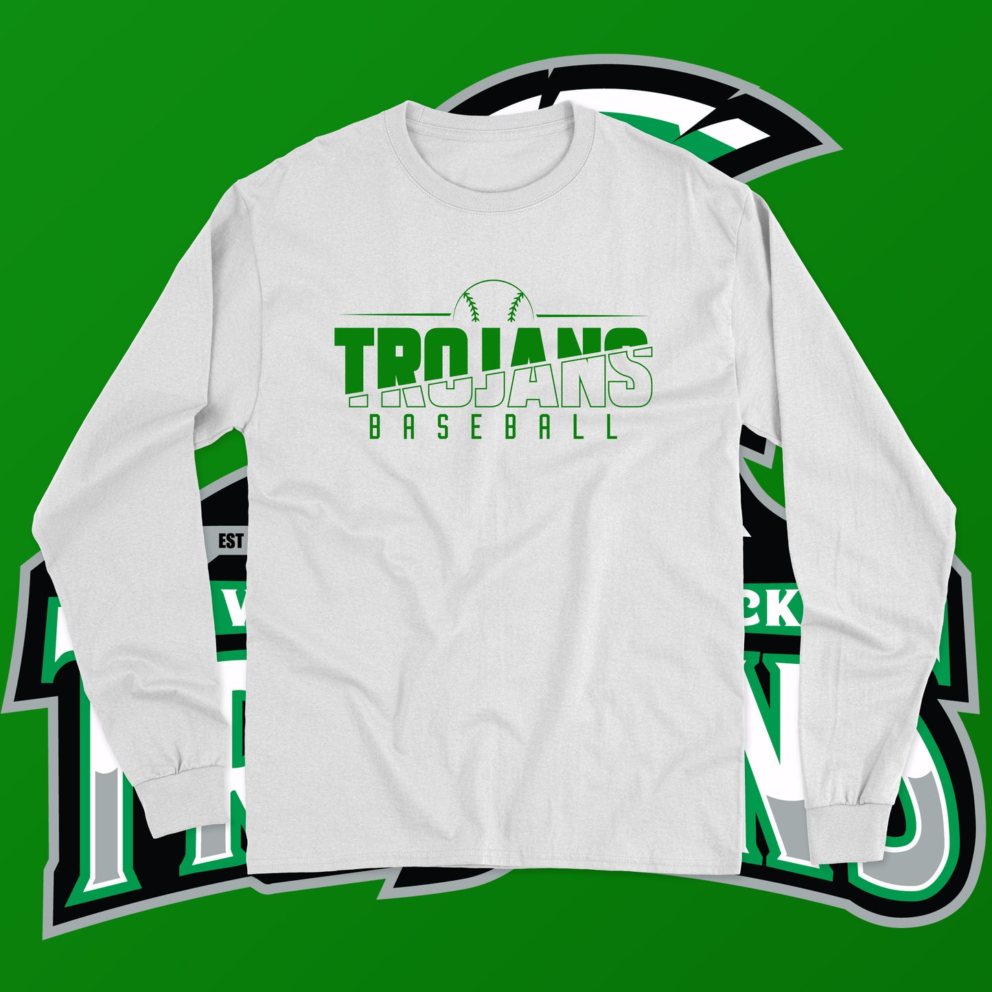 Trojan Baseball (Long Sleeve)