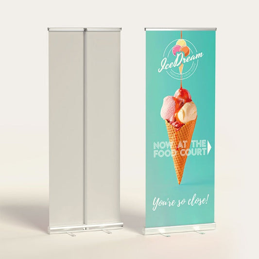 Retractable Banners (w/ Stand) (Print)-DaPrintFactory