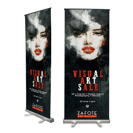 Retractable Banners (w/ Stand) (Print)-DaPrintFactory