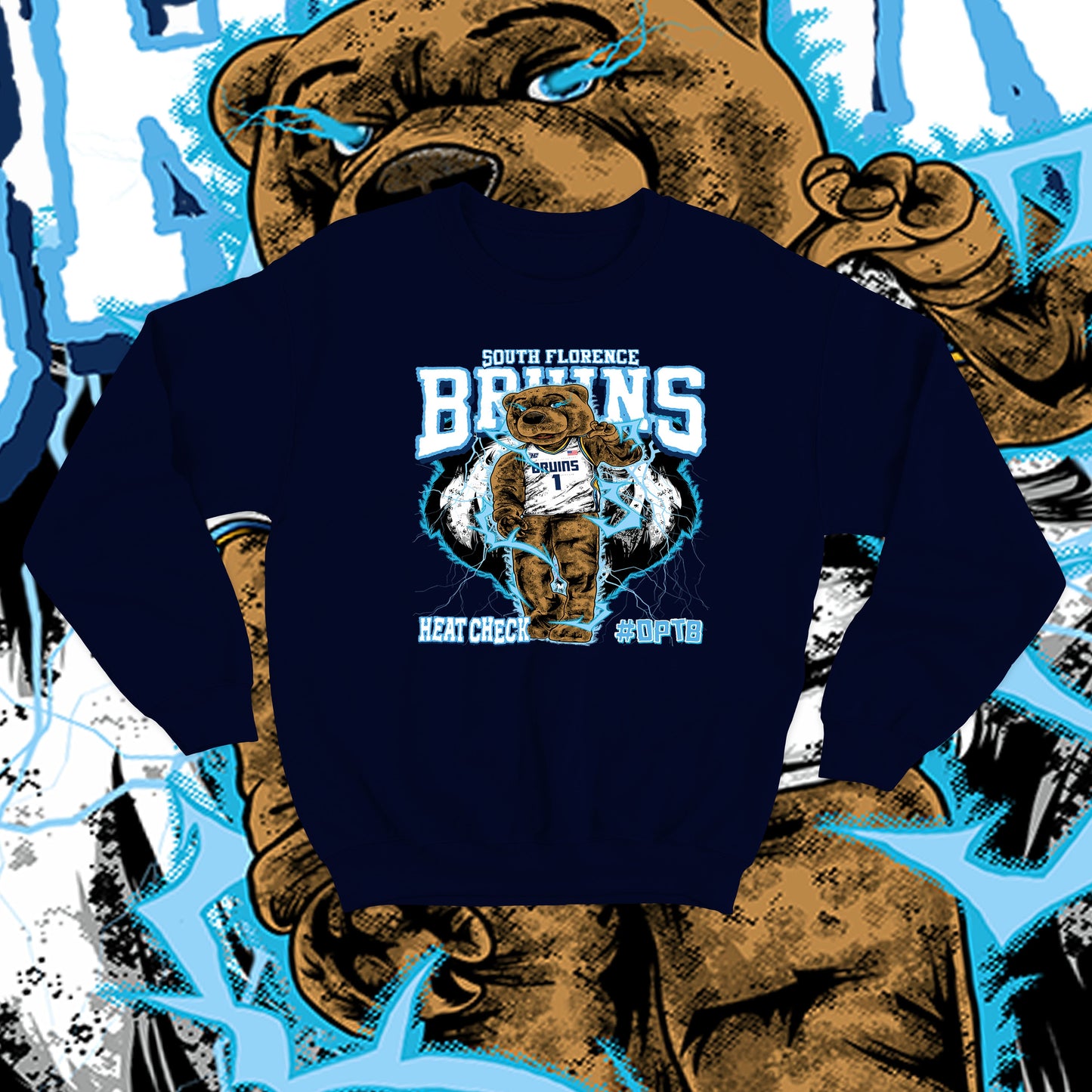 Bruins "We Like That" (Basketball) - Crewneck Sweatshirt-DaPrintFactory