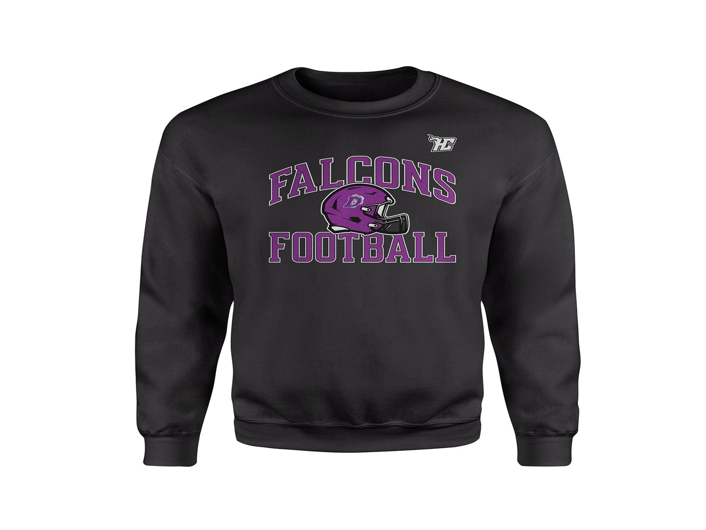Falcons Football Helmet (Crewnecks)-DaPrintFactory