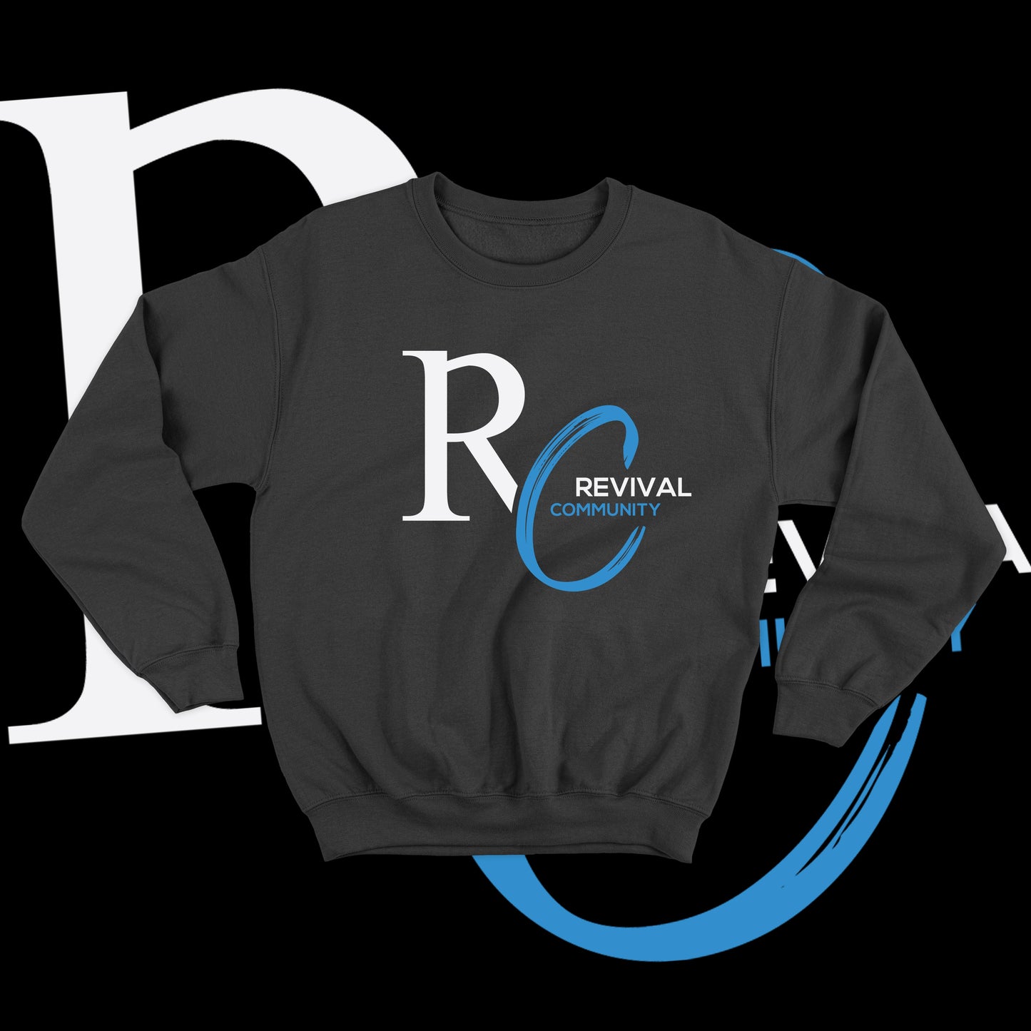 Revival Community (Crewneck Sweatshirt)-DaPrintFactory