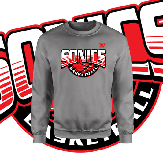 Sonics Basketball (Crewneck Sweatshirt)-DaPrintFactory