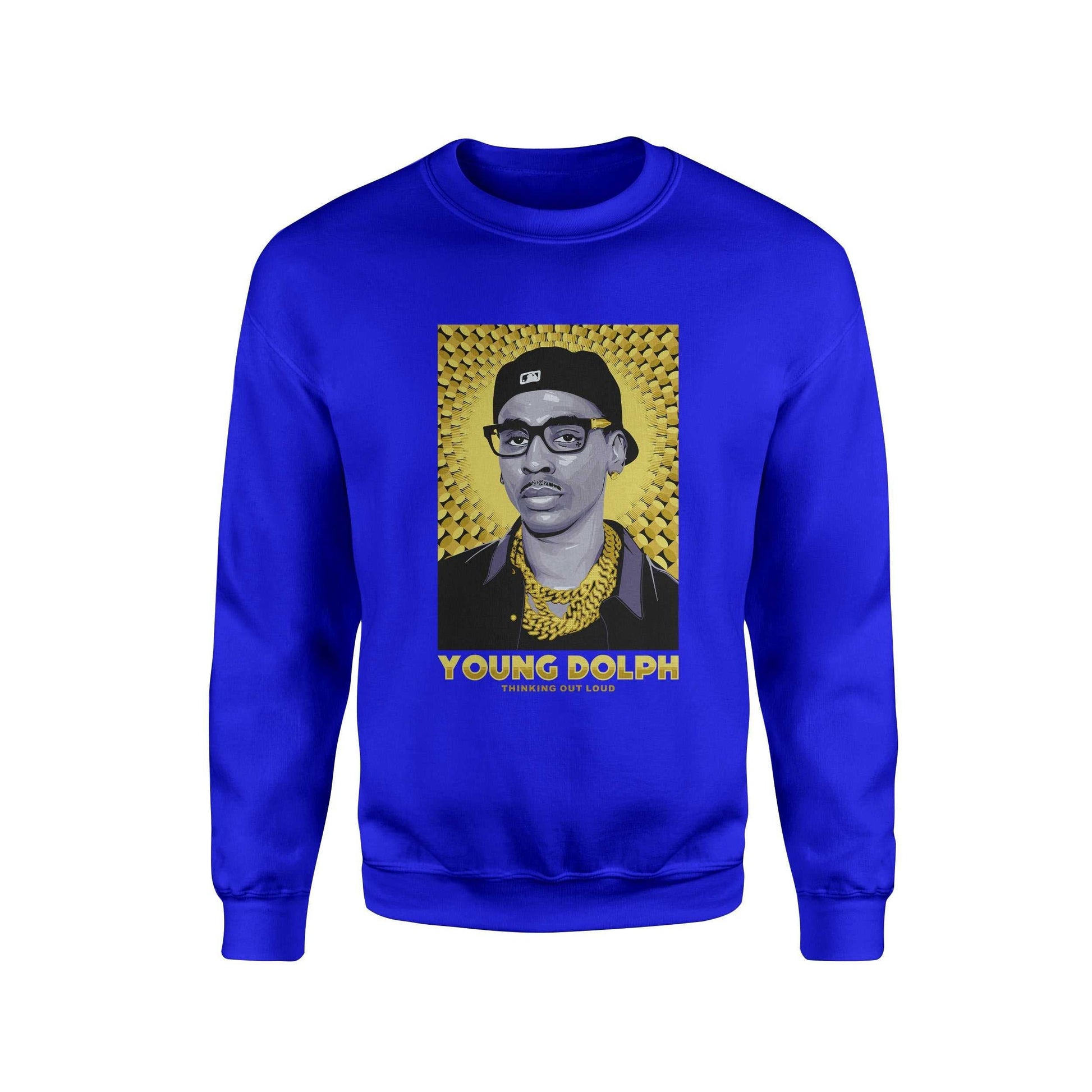 Young Dolph - Thinking Out Loud Crewneck-DaPrintFactory