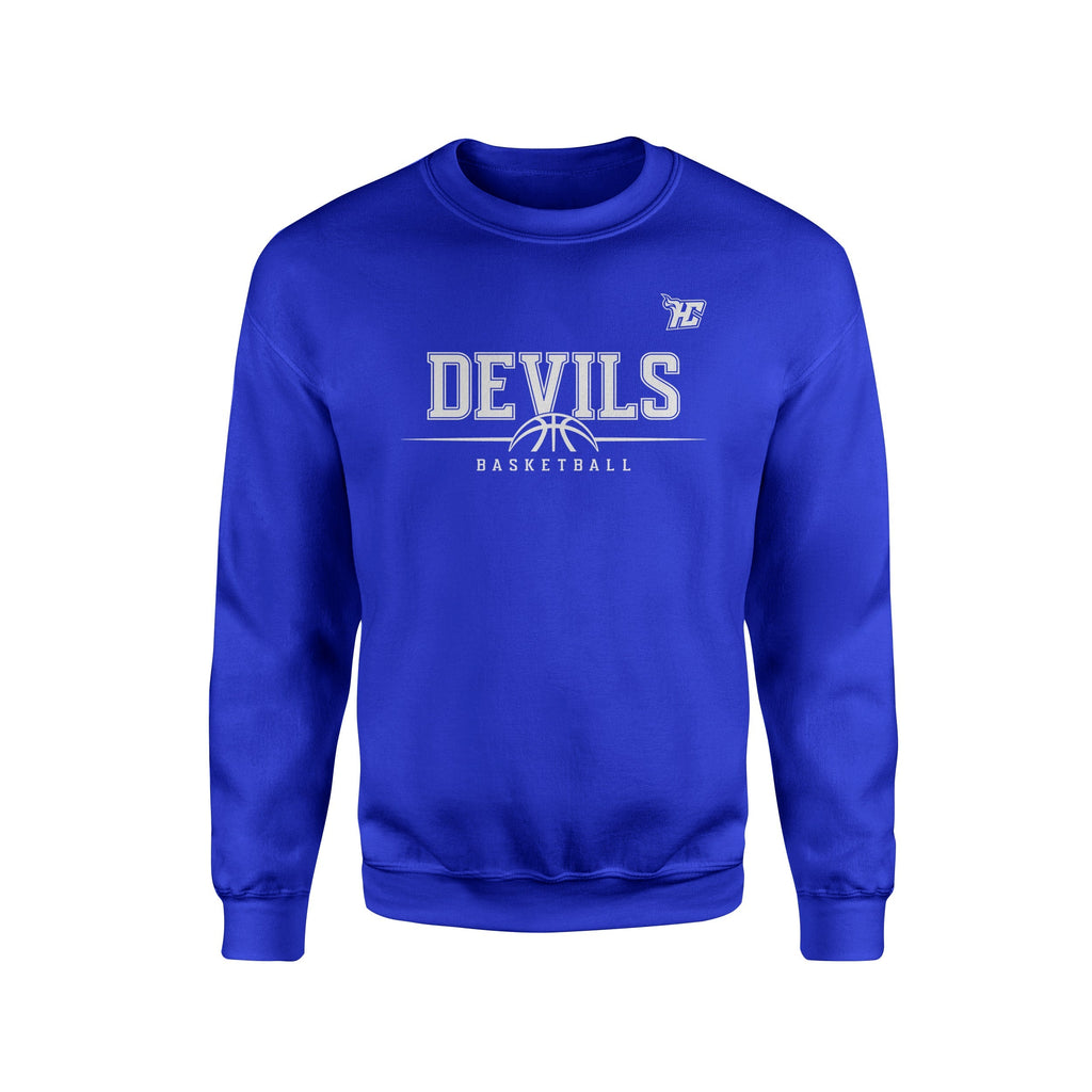 Devils Half Basketball (Crewnecks)-DaPrintFactory