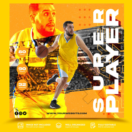 Basketball Player Flyer 8-DaPrintFactory