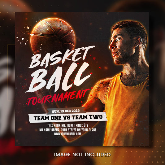Basketball Tournament Flyer 3-DaPrintFactory
