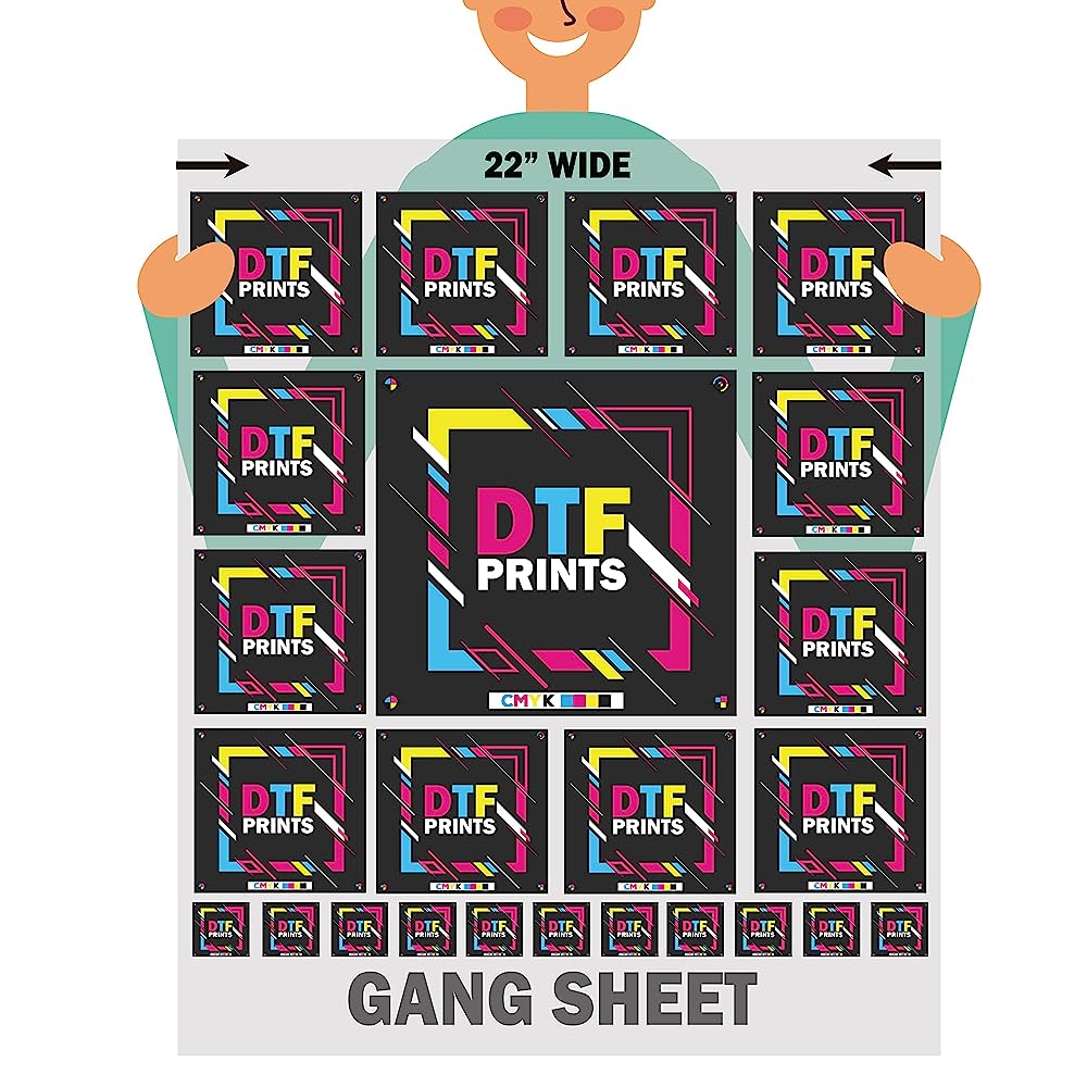 Gang Sheet DTF Transfers (Submit Order With Items Sized Correctly)-DaPrintFactory