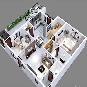 3D Floor Plans Designs (Per Floor) Designs-DaPrintFactory