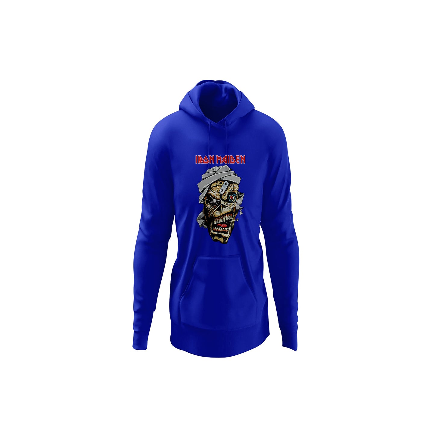 Iron Maiden Damagaed Skull (T-Shirts) (Hoodies)-DaPrintFactory