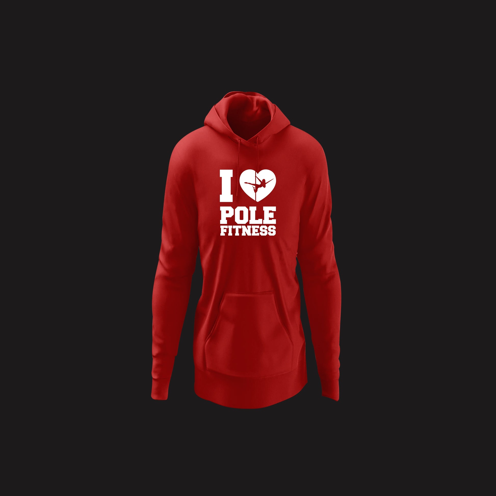 Levels Pole Fitness Stacked (Hoodie)-DaPrintFactory