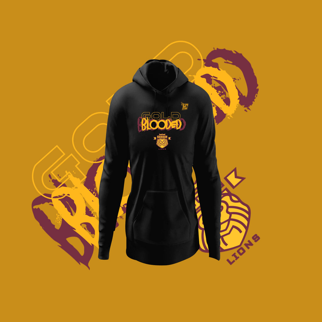 Lions - Gold Blooded (Hoodie)-DaPrintFactory