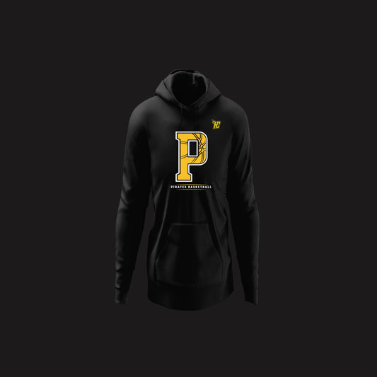 Pirates "P" Basketball (Hoodie)-DaPrintFactory