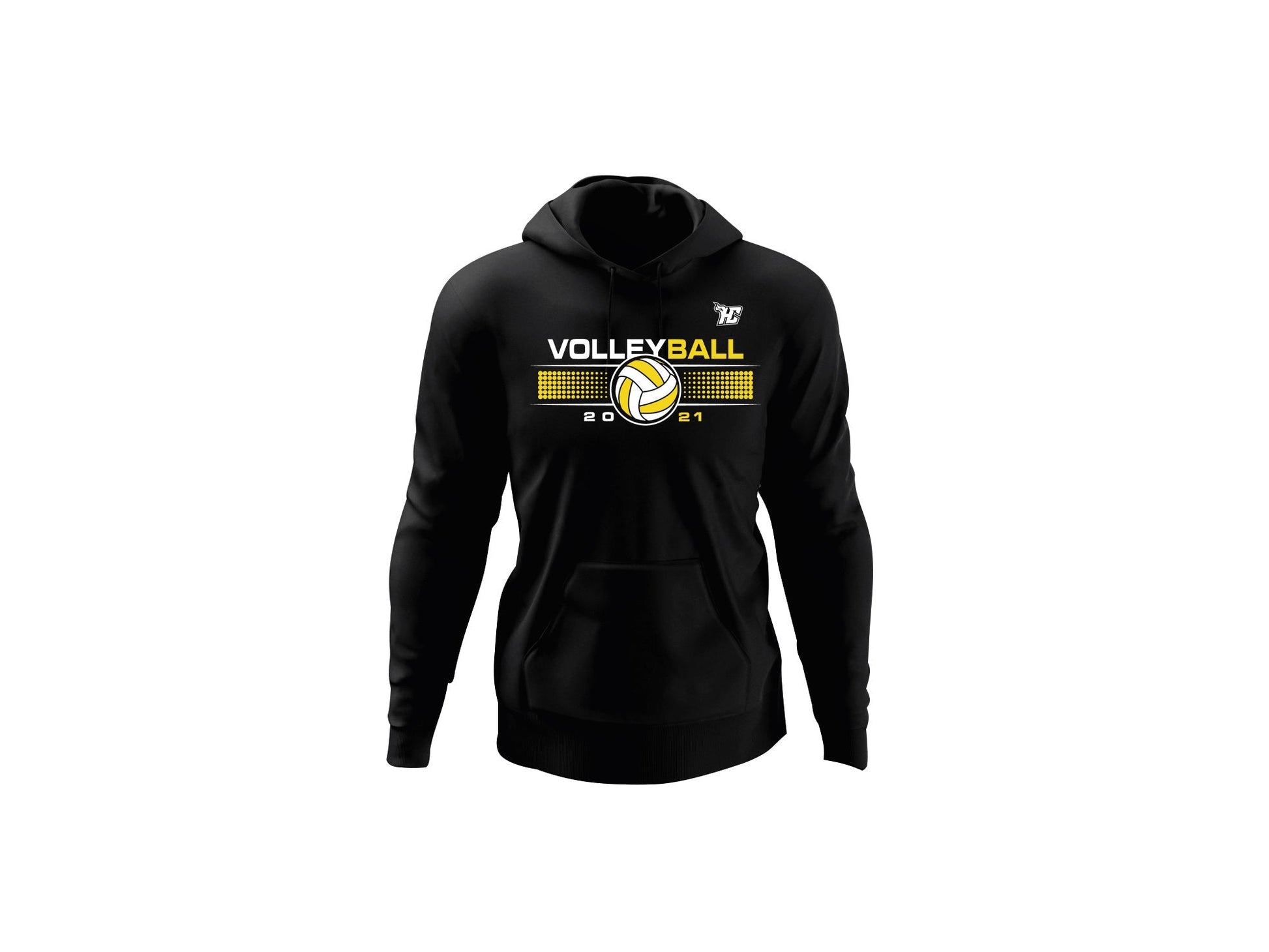 Volleyball Halftone Pattern-Hoodies-DaPrintFactory
