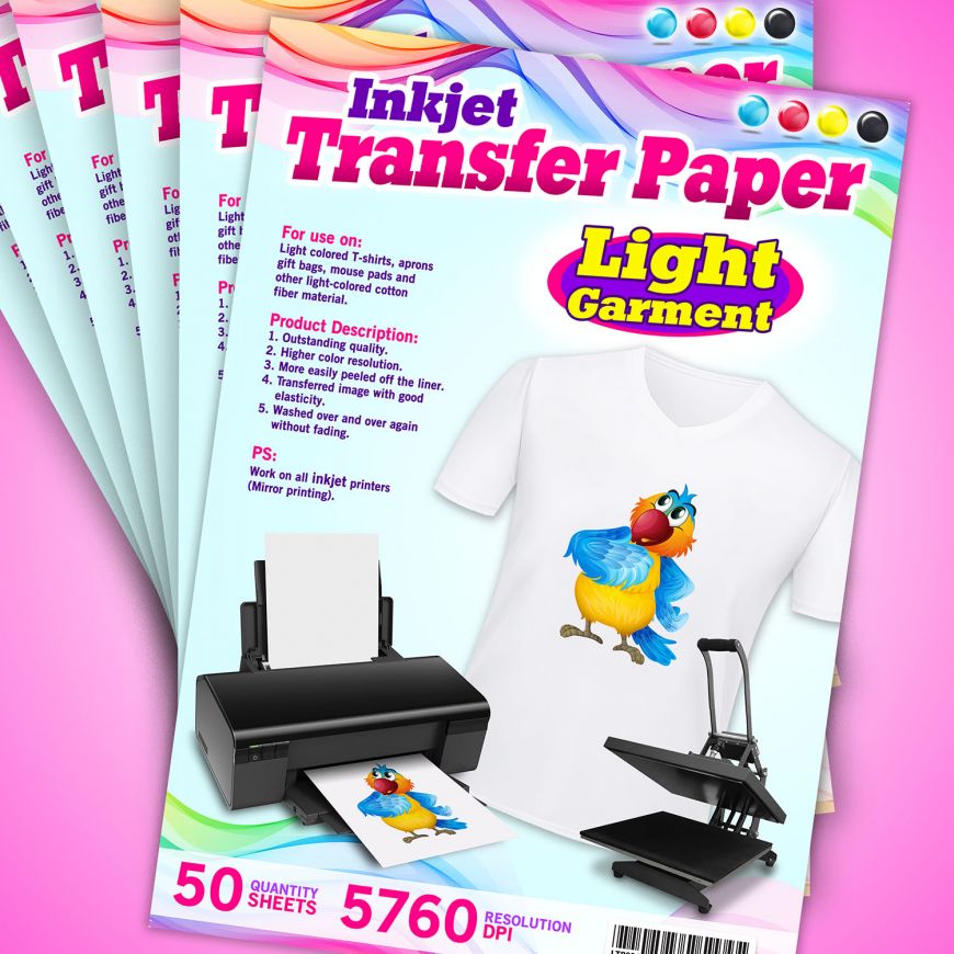 InkJet Transfers (Transfer Paper)-DaPrintFactory