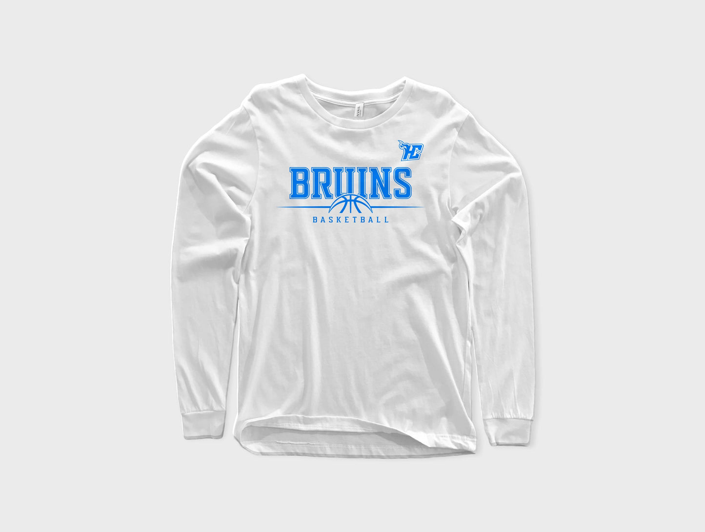 Bruins HalfBall Basketball (Long sleeves)-DaPrintFactory