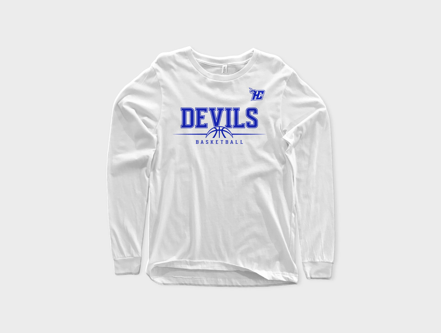 Devils Half Basketball (Long sleeves)-DaPrintFactory