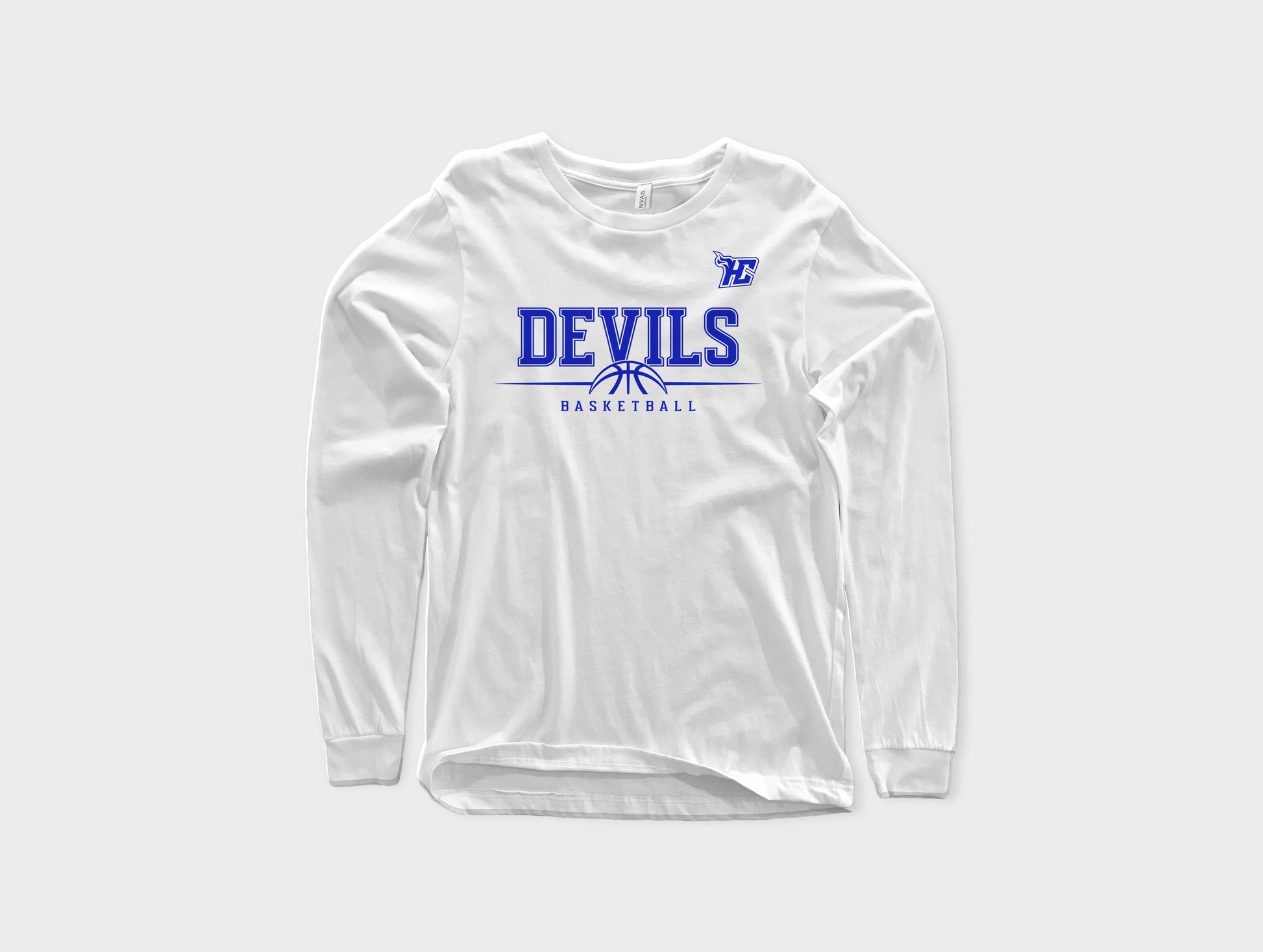 Devils Half Basketball (Long sleeves)-DaPrintFactory