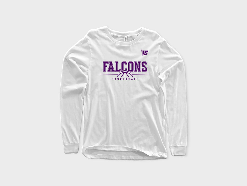 Falcons Half Basketball (Long sleeves)-DaPrintFactory