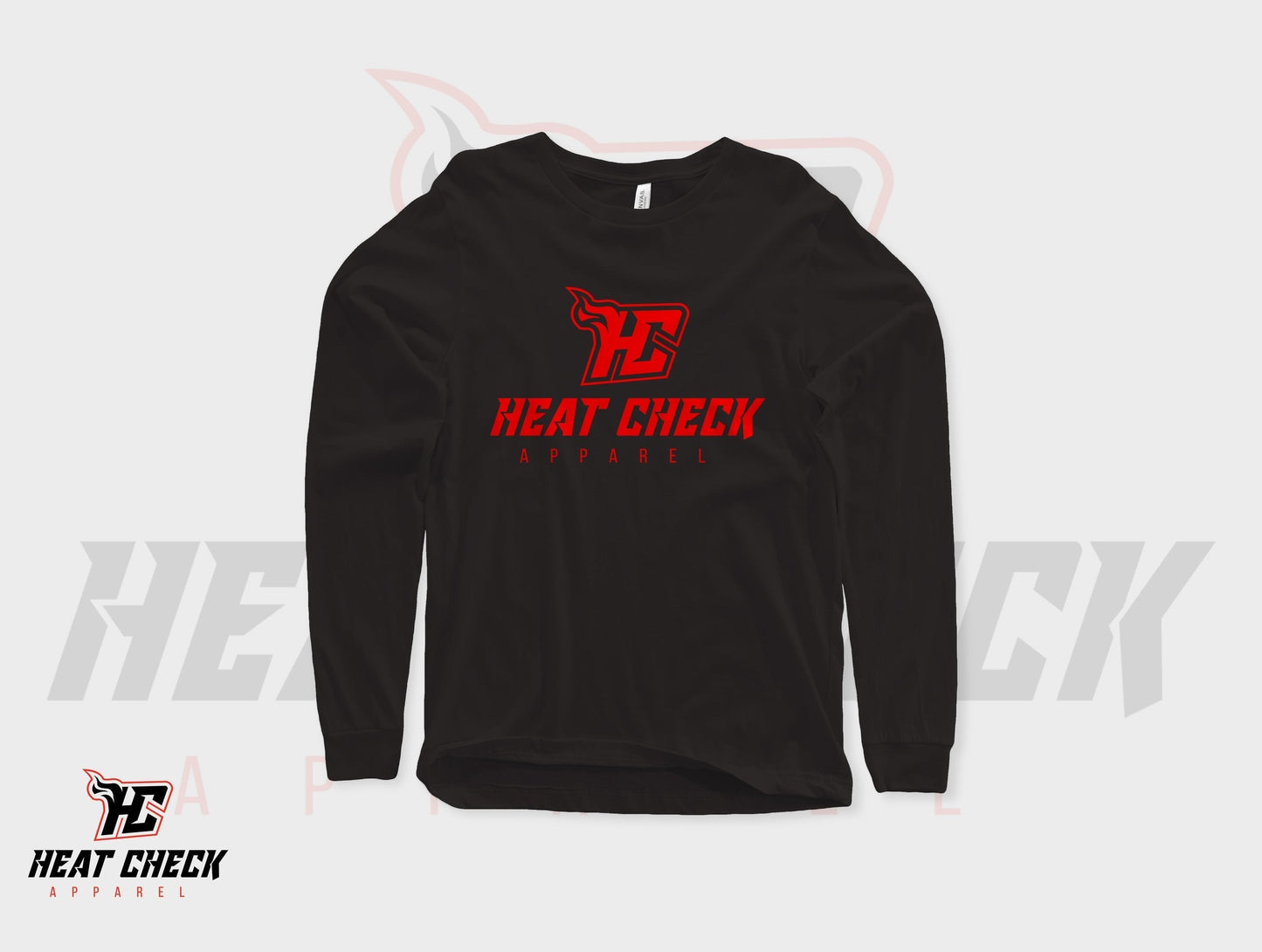 Heat Check Logo Long Sleeves-DaPrintFactory