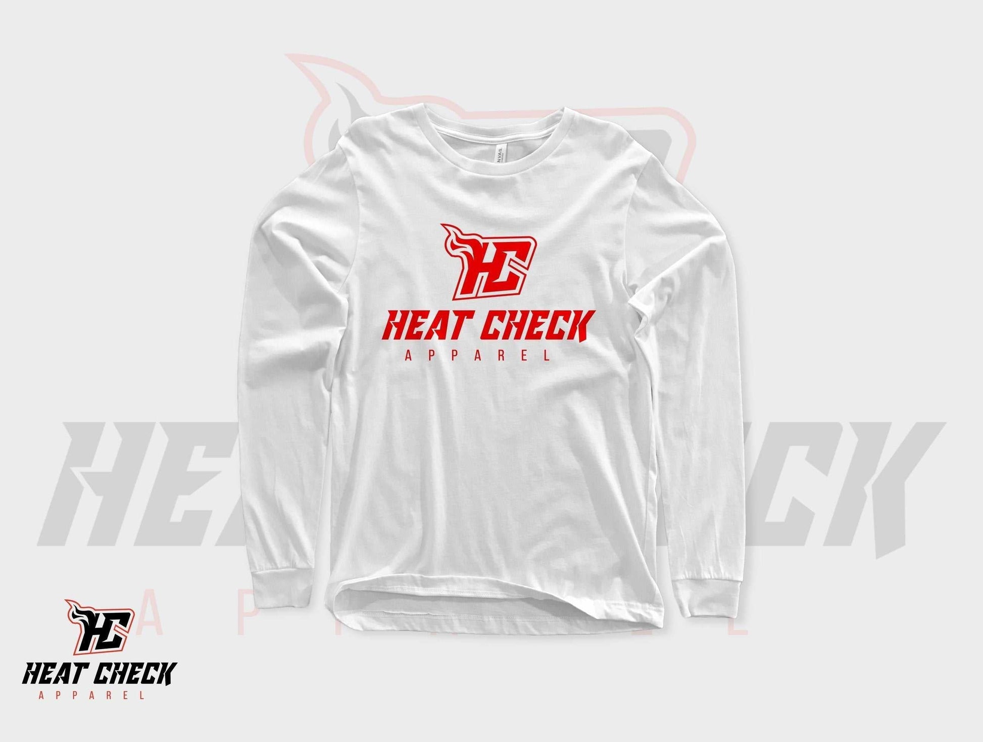 Heat Check Logo Long Sleeves-DaPrintFactory