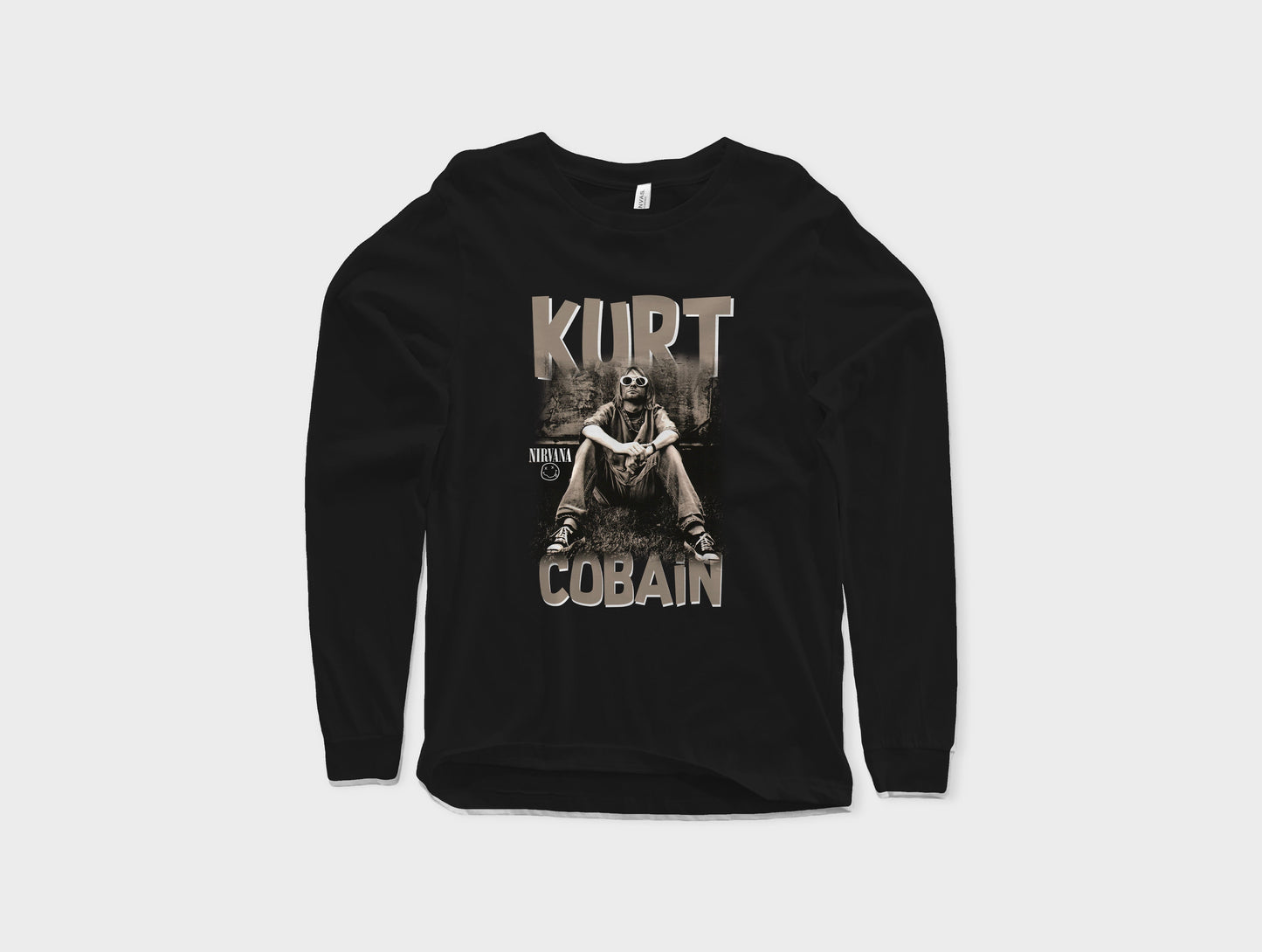 Kurt Cobain "Nirvana" (Long sleeves)-DaPrintFactory