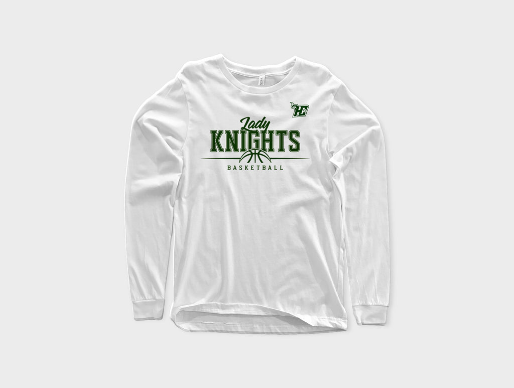Lady Knights Half Basketball (Long sleeves)-DaPrintFactory