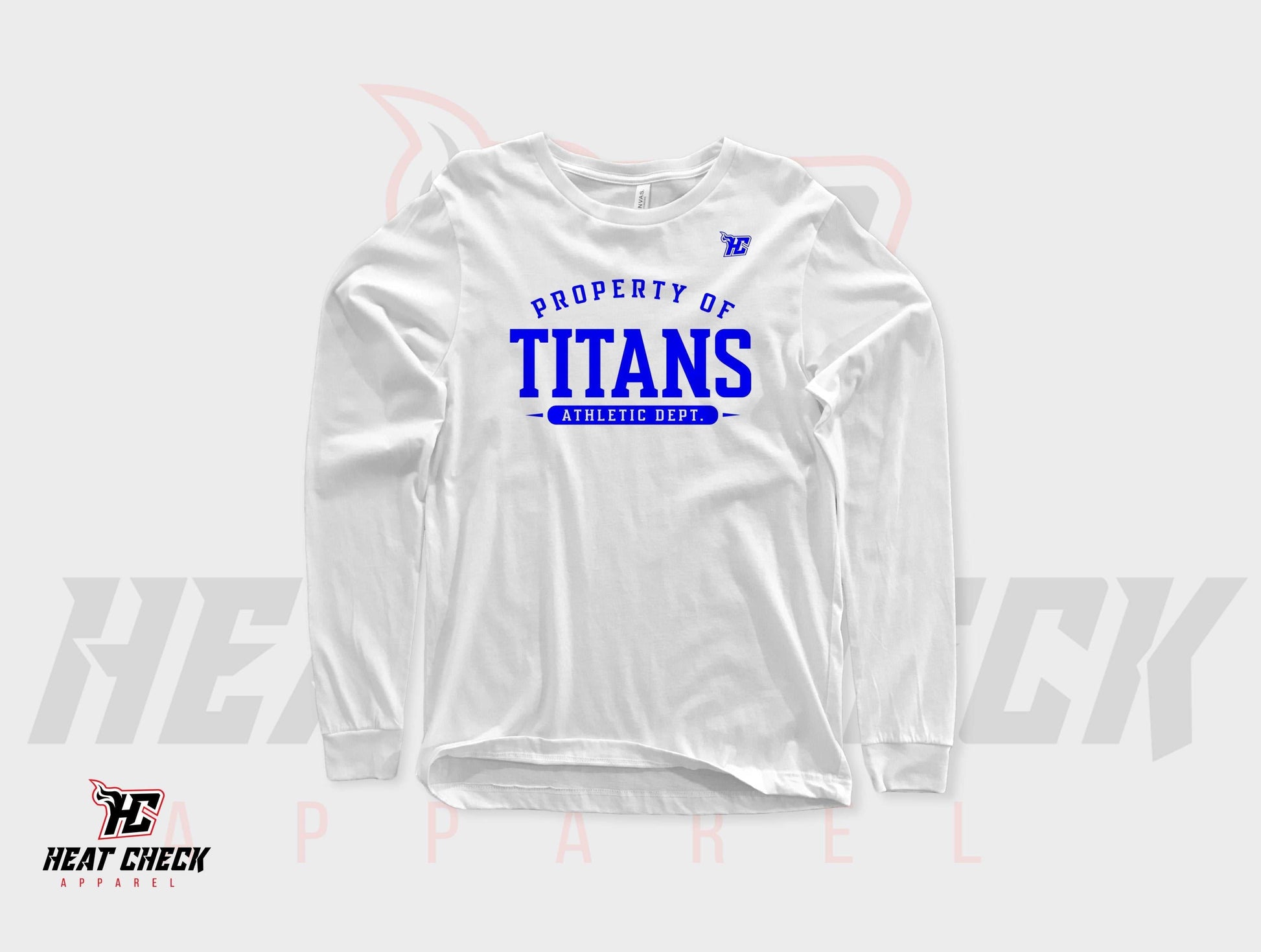 Property of Titans Athletic Dept. (Long Sleeves)-DaPrintFactory