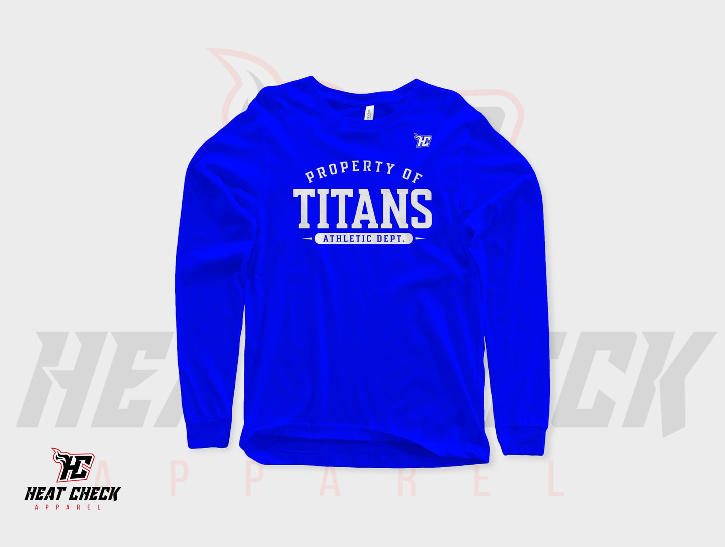 Property of Titans Athletic Dept. (Long Sleeves)-DaPrintFactory