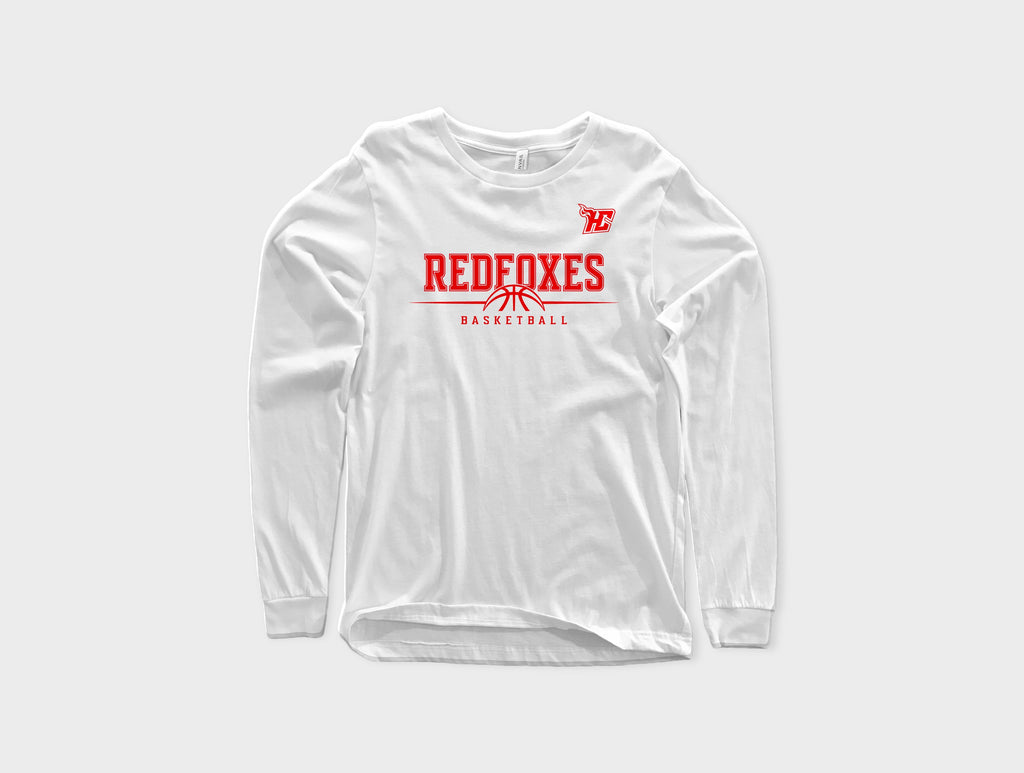 Redfoxes Half Basketball (Long sleeves)-DaPrintFactory